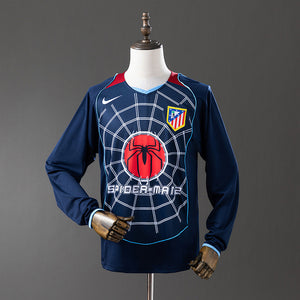 Camisa Atlético Madrid Retrô Manga Longa 04/05