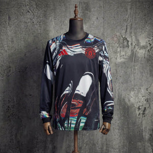 Camisa Manchester United Pré-jogo Manga Longa 2026