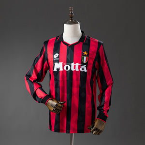 Camisa AC Milan Home Manga Longa 93/94