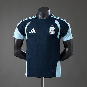 Camisa Argentina Treino Azul Versão Jogador 2026