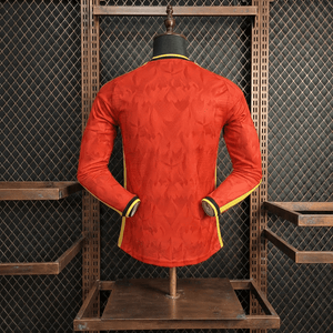 Camisa Bélgica Home Manga Longa Jogador 2026