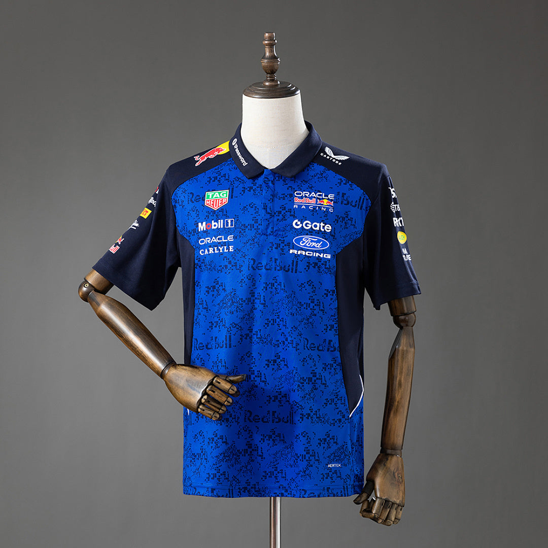 Camisa Oracle Vermelha Bull Racing F1 Racing Suit Polo 5xl8 2026