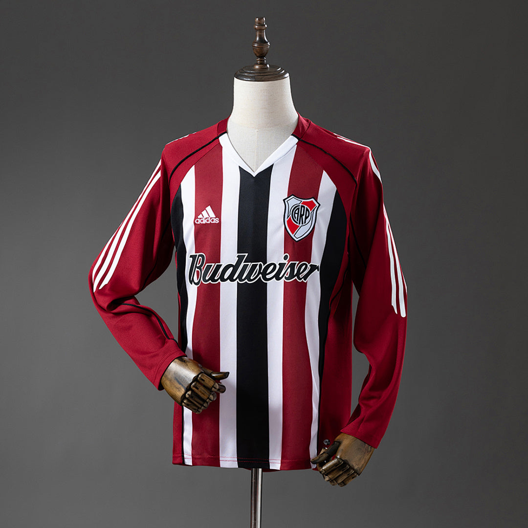 Camisa River Plate Away Manga Longa Retrô Xxl8 05/06