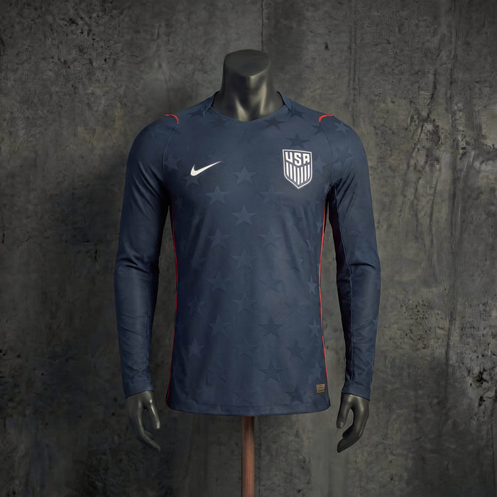 Camisa Estados Unidos Away Manga Longa Jogador 2026