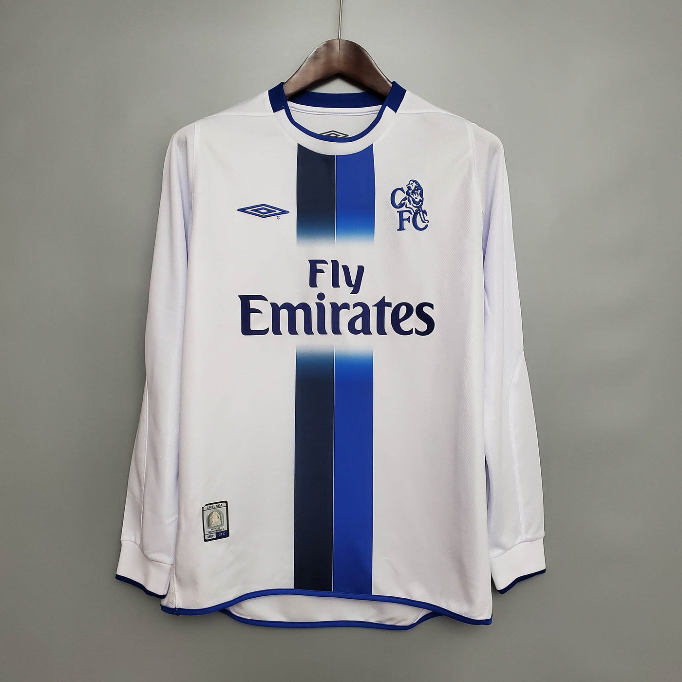 Camisa Chelsea Retrô Manga Longa 03/05