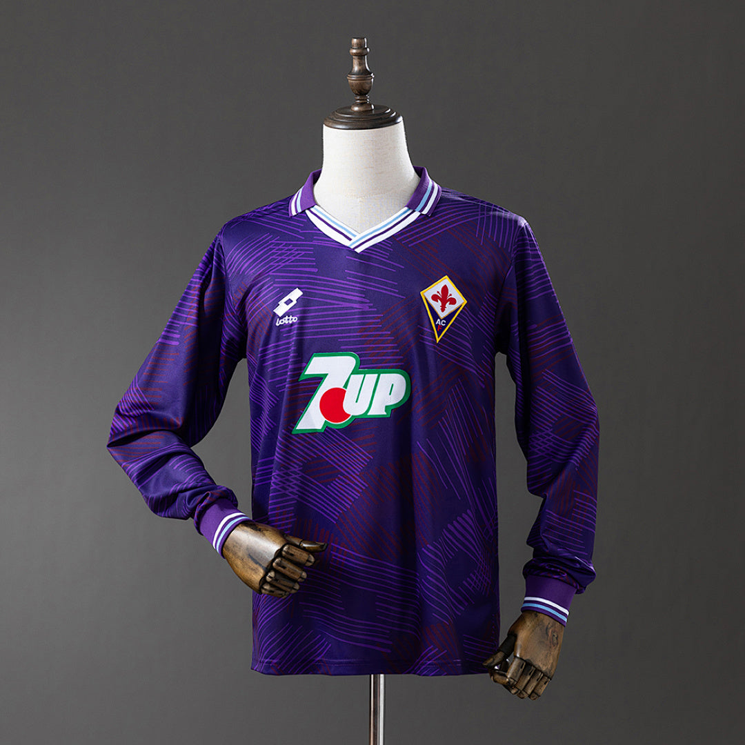 Camisa Fiorentina Retrô Manga Longa 92/93