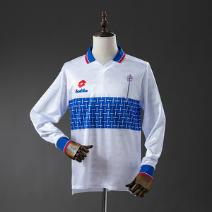 Camisa Universidad Catolica Home Retrô Manga Longa Xxl7 1996