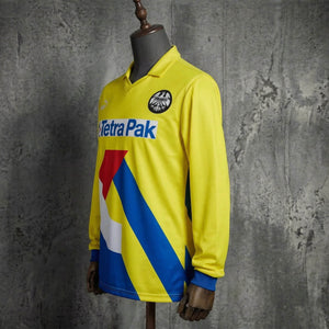 Camisa Eintracht Frankfurt Retrô Manga Longa 93/96