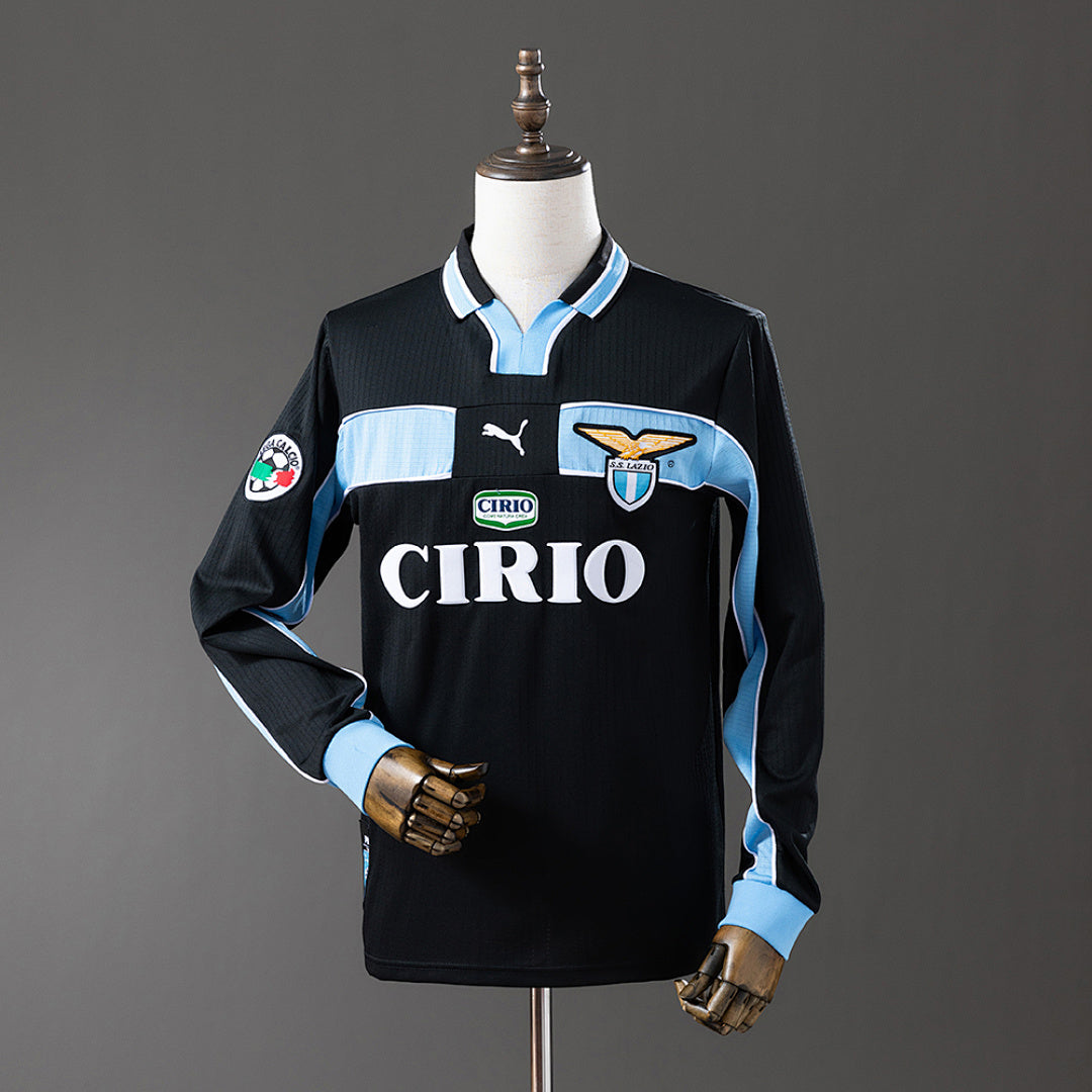 Camisa Lazio Retrô Manga Longa 98/99