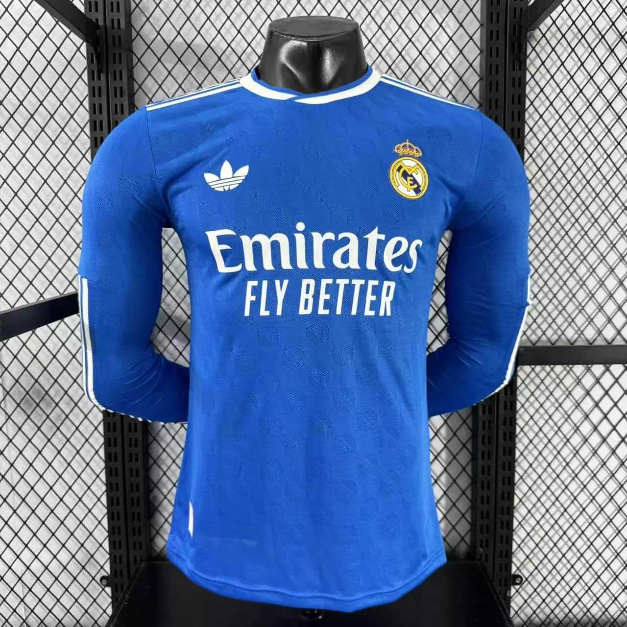 Camisa Real Madrid Away Manga Longa Jogador 25/26