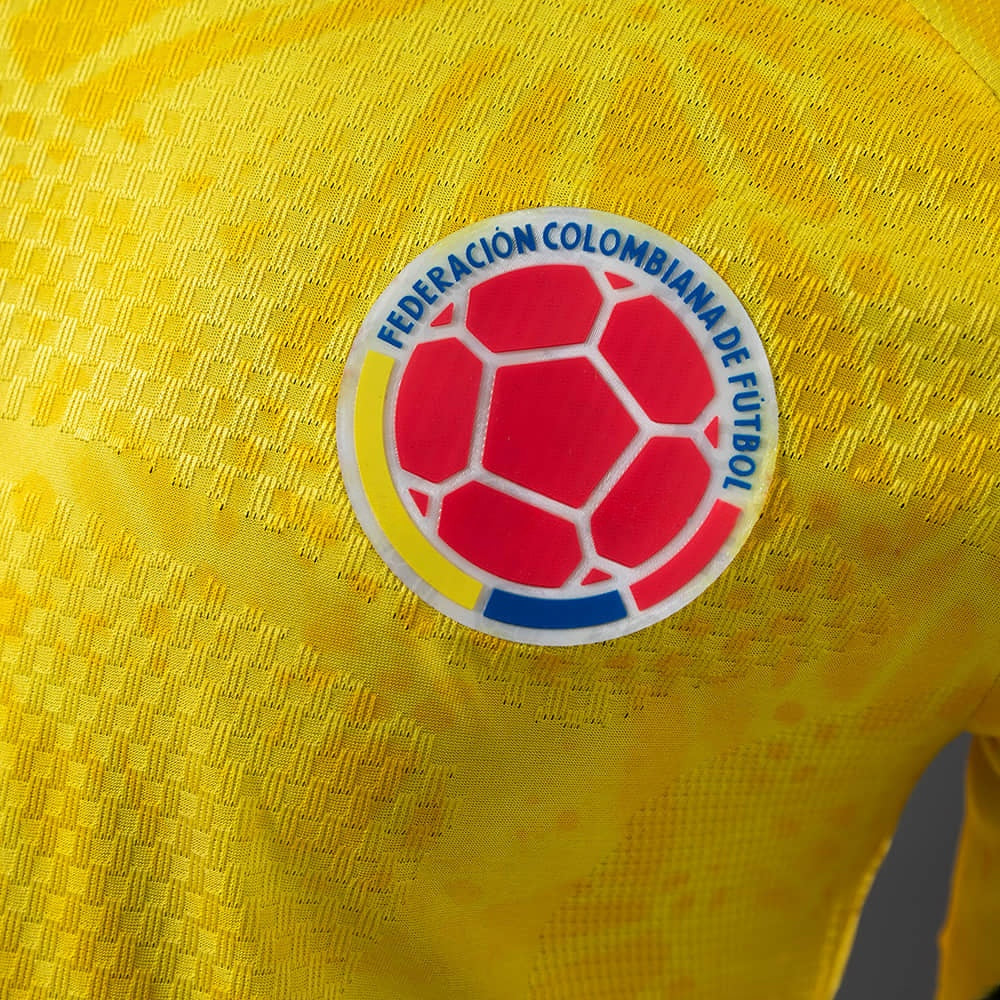 Camisa Colômbia Home Manga Longa Jogador 2026