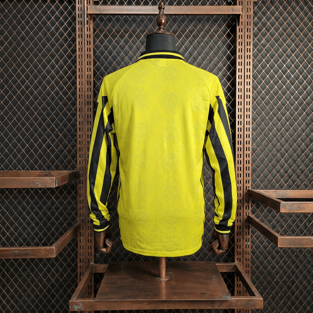 Camisa Borussia Dortmund Retrô Manga Longa 96/97