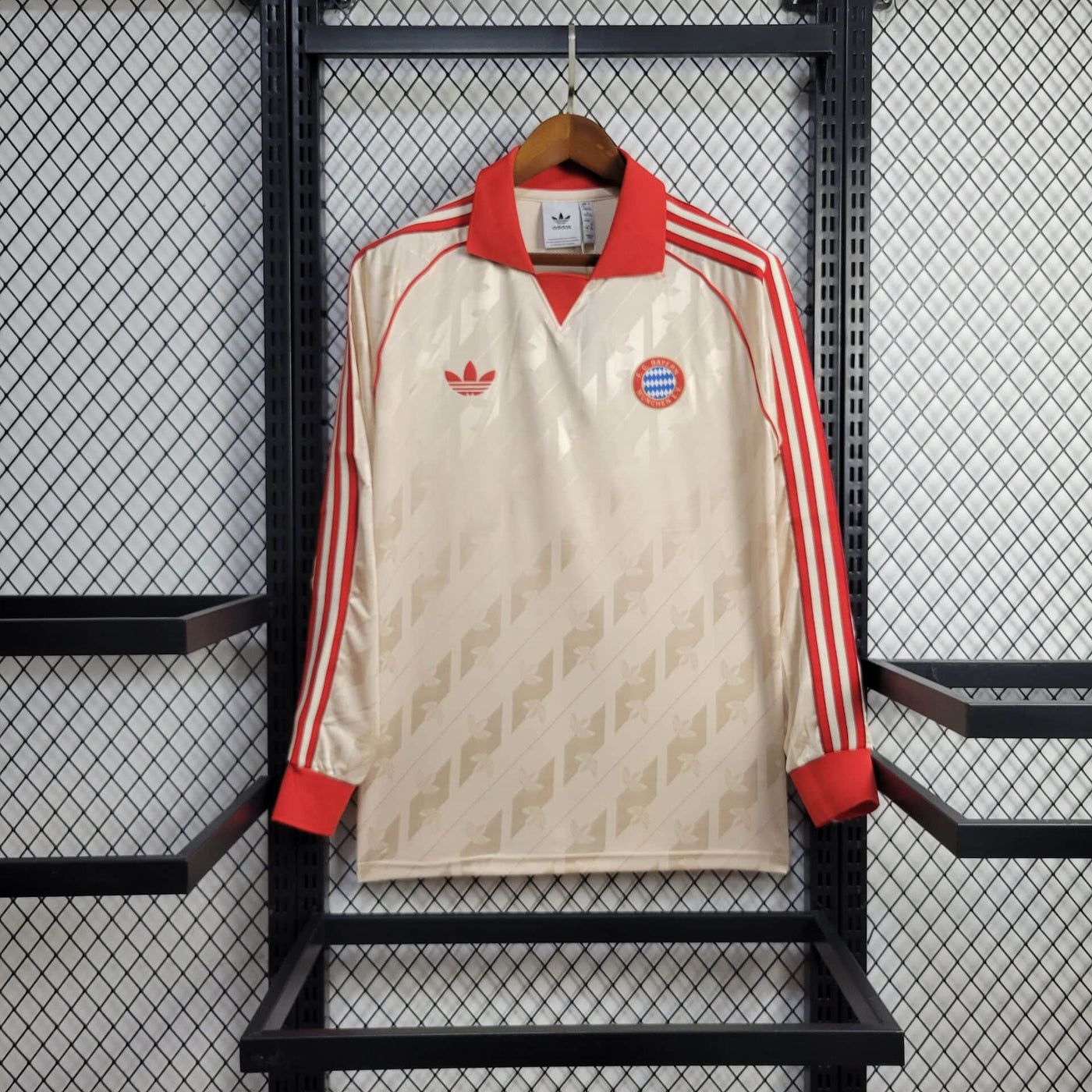 Camisa Bayern Munich Retrô Manga Longa