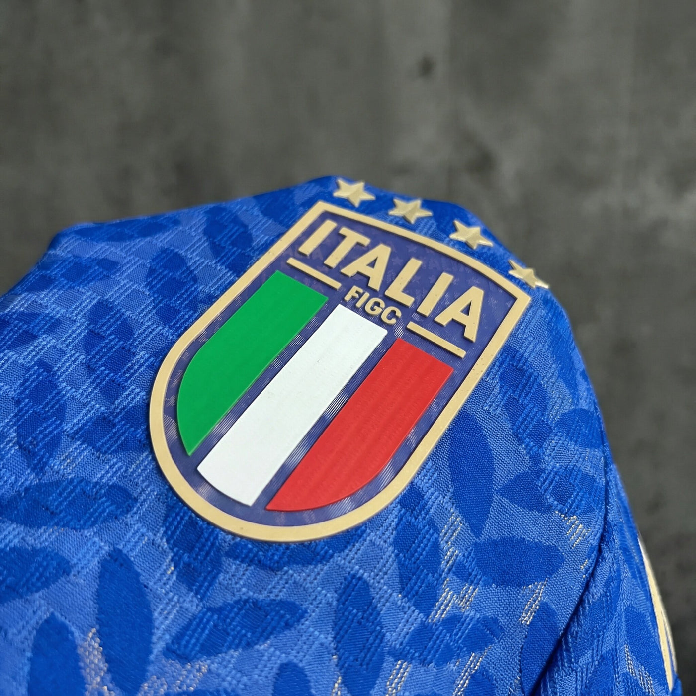 Camisa Itália Home Manga Longa Jogador 2026