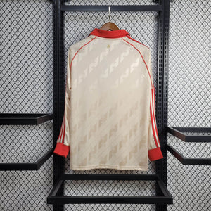 Camisa Bayern Munich Retrô Manga Longa