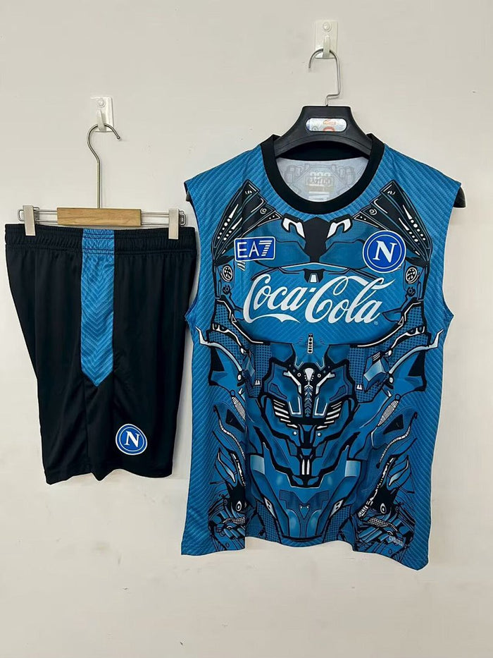 Camisa Napoli Treino Azul 25/26