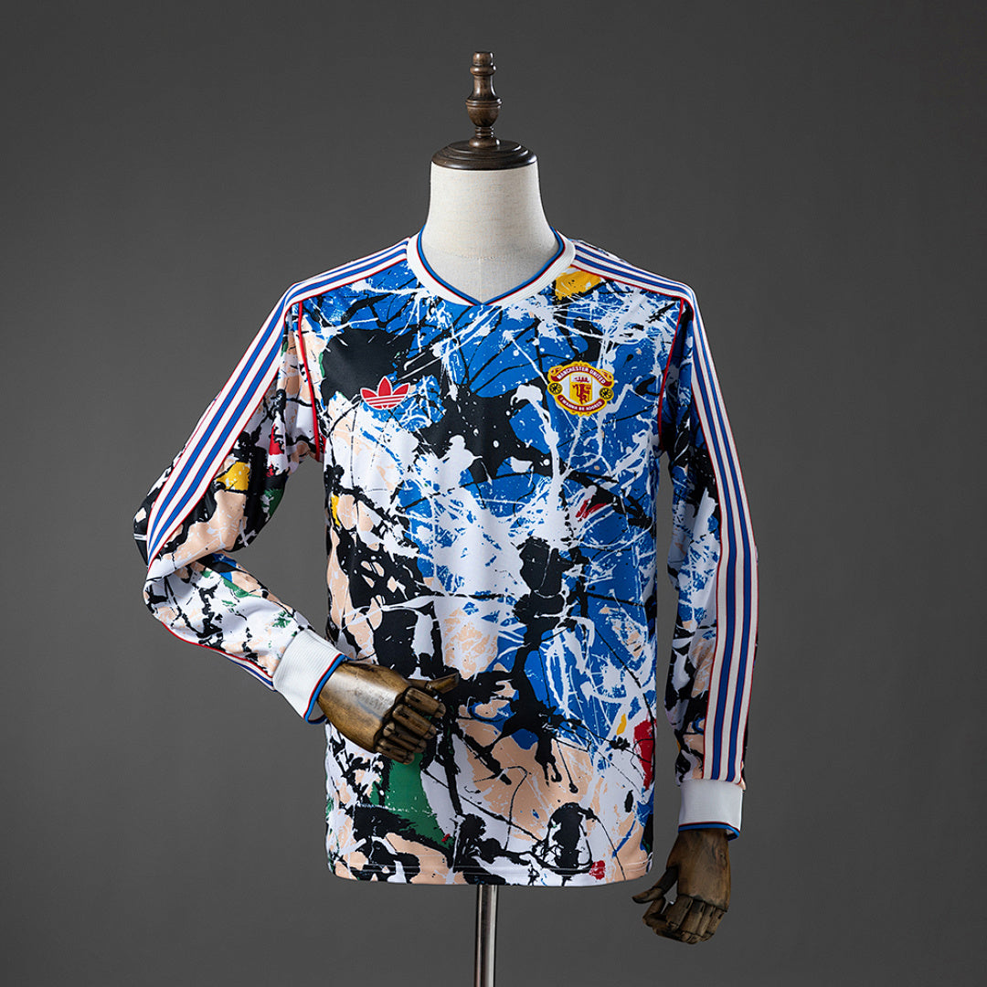 Camisa Manchester United Manga Longa 25/26