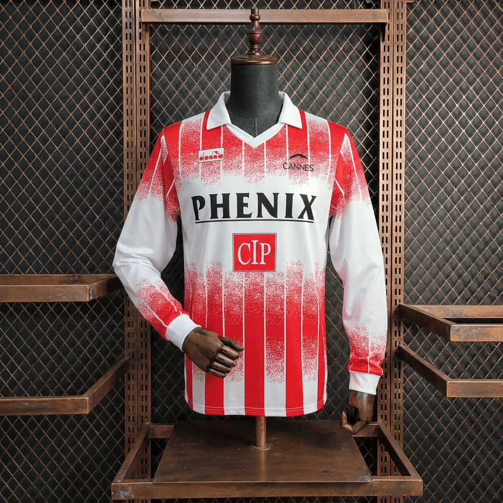Camisa Ligue 1 Retrô Manga Longa 91/92