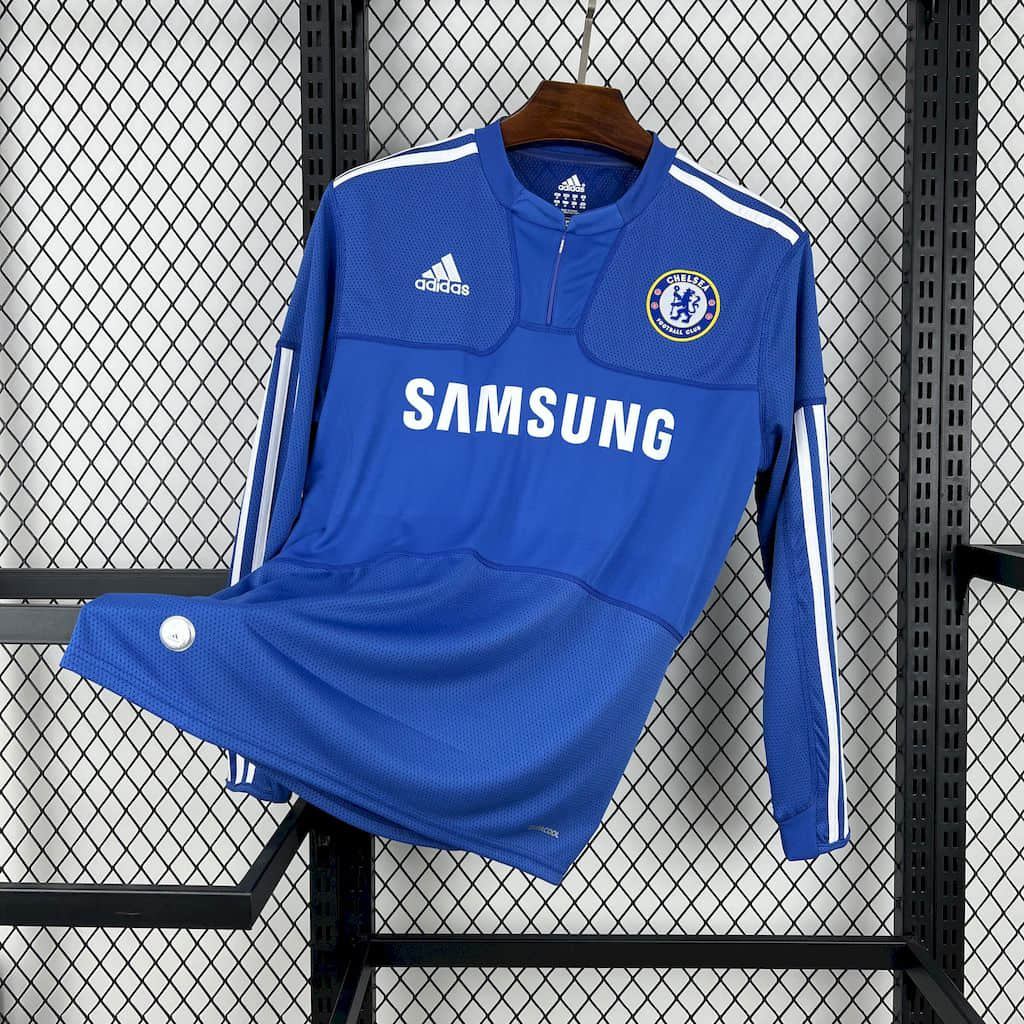 Camisa Chelsea Retrô Manga Longa 09/10