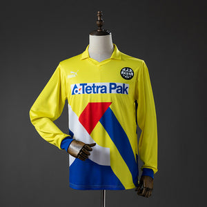 Camisa Eintracht Frankfurt Retrô Manga Longa 93/96