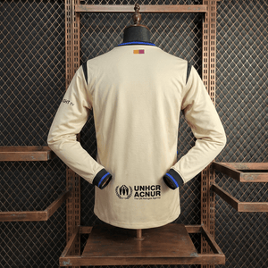 Camisa Barcelona Away Manga Longa 25/26
