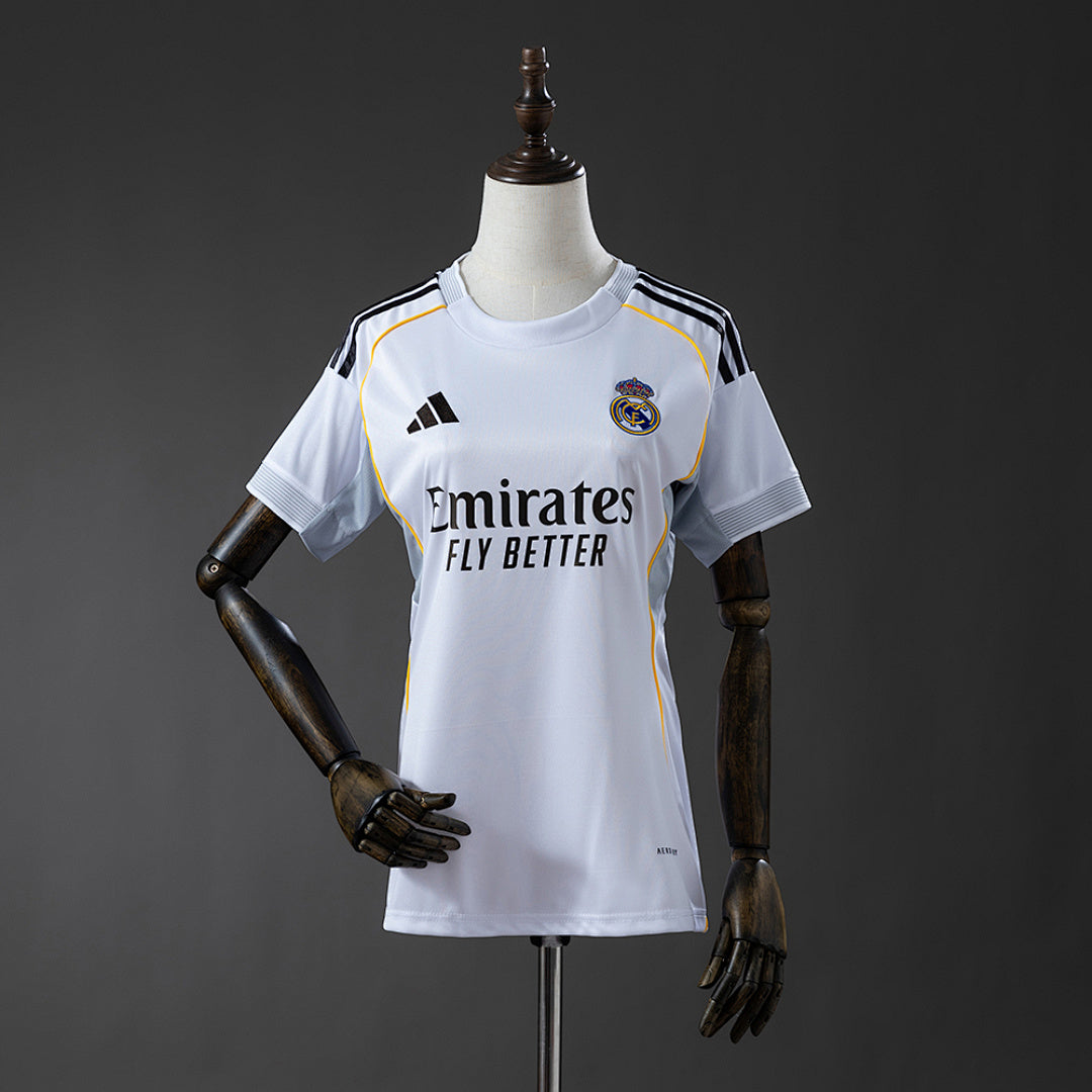 Camisa Real Madrid Home 25/26 Feminina